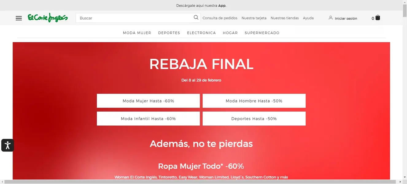 El Corte Ingles Scraper