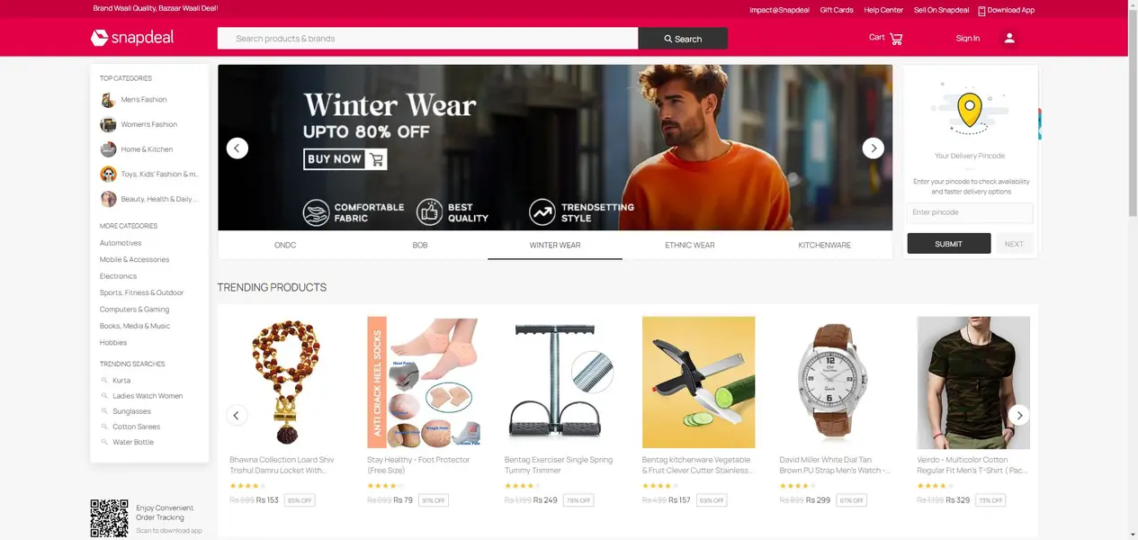 Snapdeal Scraper