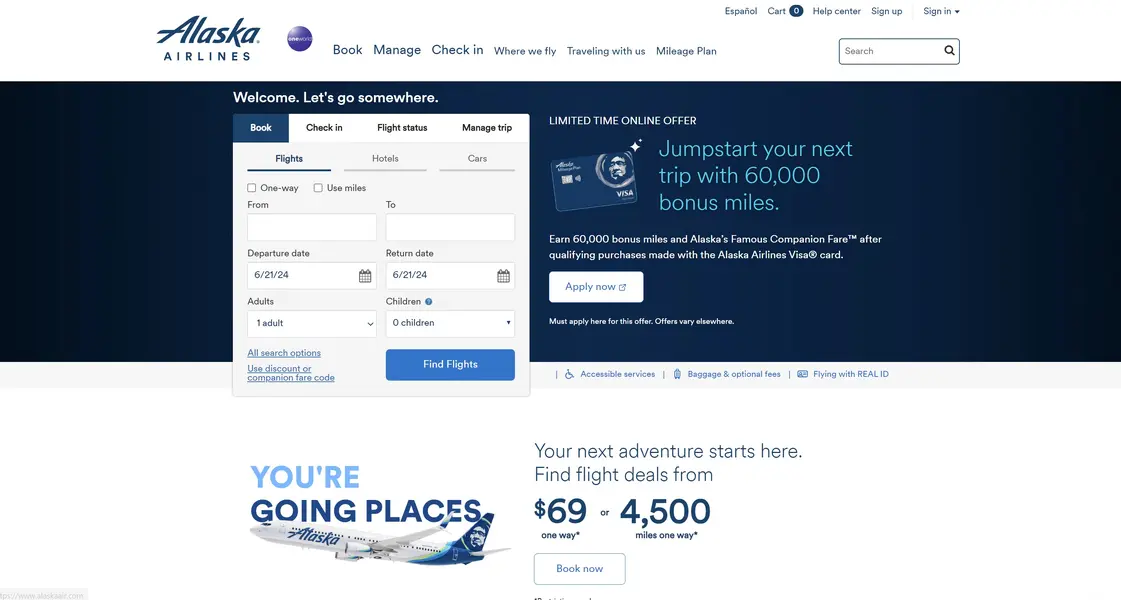 Alaska Airlines Scraper