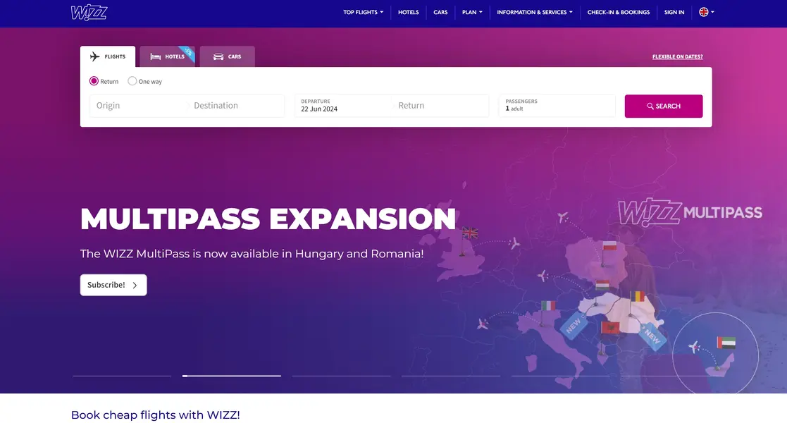 Wizz Air Scraper