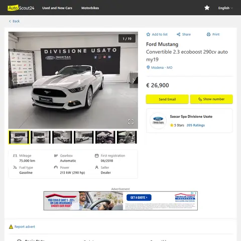 What the AutoScout24 Scraper Extracts