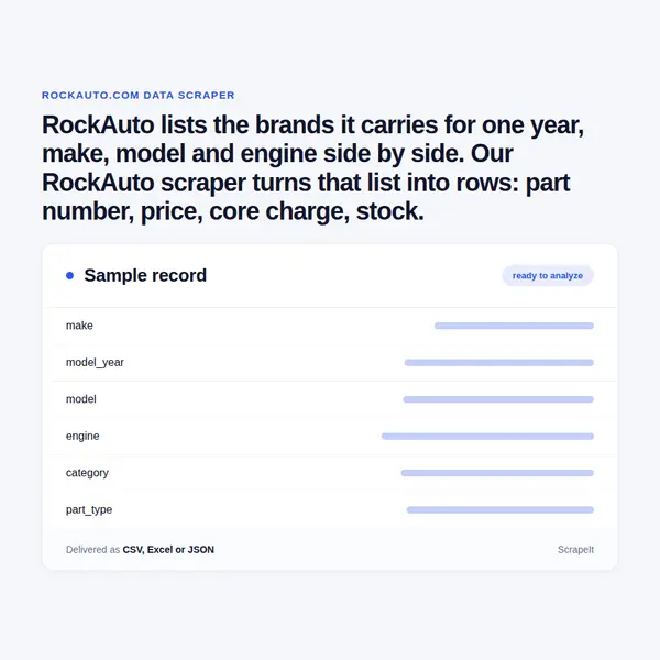 RockAuto Scraper