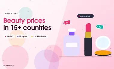 Beauty Price Monitoring on Notino and Douglas in 15+ Countries, in English