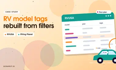 RVUSA Data for 2 Model Years Plus RV Model Tags Rebuilt from Filters