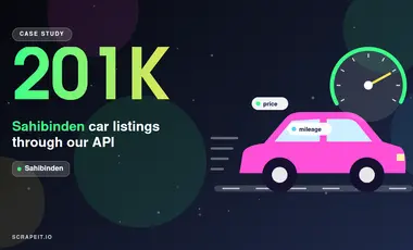Sahibinden Data: 201K Car and SUV Listings Delivered Through Our API