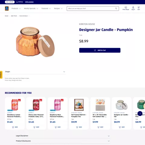 What We Extract from ALDI