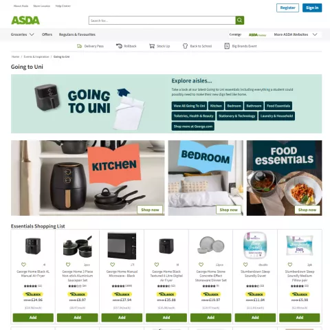 Key Data Points from Asda