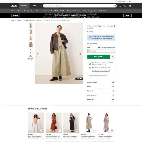 Fields We Extract from ASOS