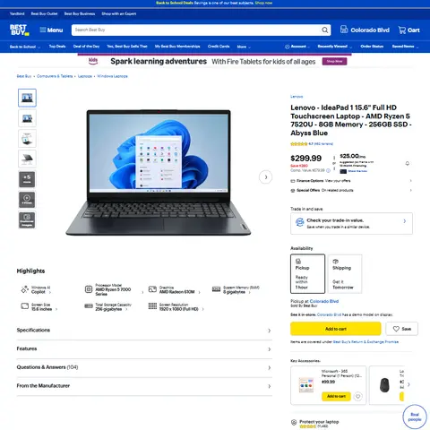 What’s Collected When We Scrape Best Buy Listings