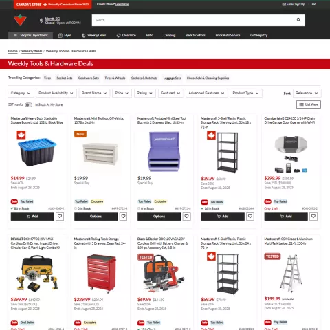 What We Extract from Canadian Tire