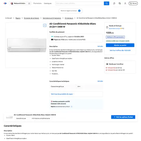 What We Extract from Carrefour: Products, Prices, Content