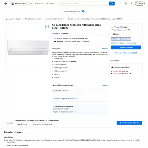 What We Extract from Carrefour: Products, Prices, Content