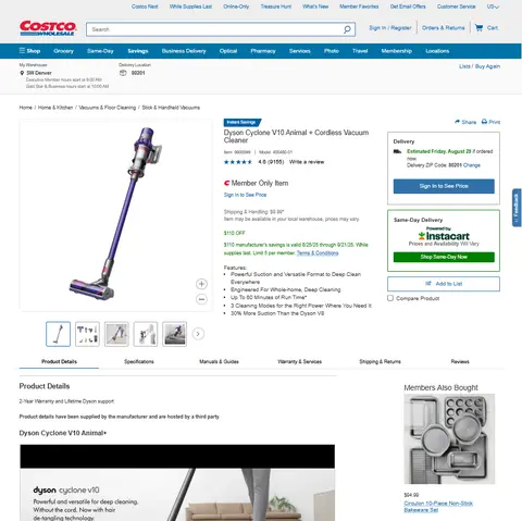 What We Extract from Costco Scraper