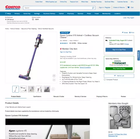 What We Extract from Costco Scraper