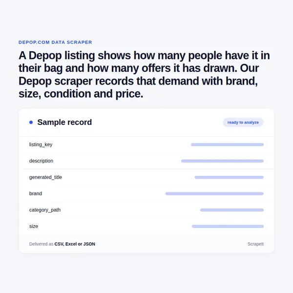 Depop Scraper