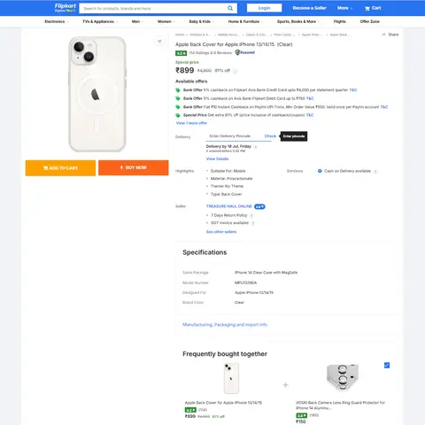 What Our Flipkart Scraper Collects