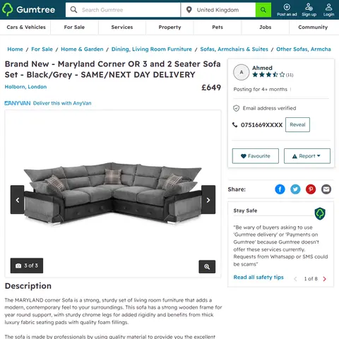What We Extract from Gumtree