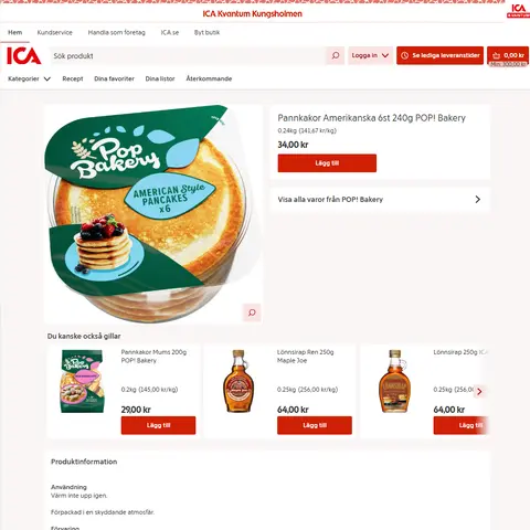 What Rich Product Details We Extract from ICA Maxi