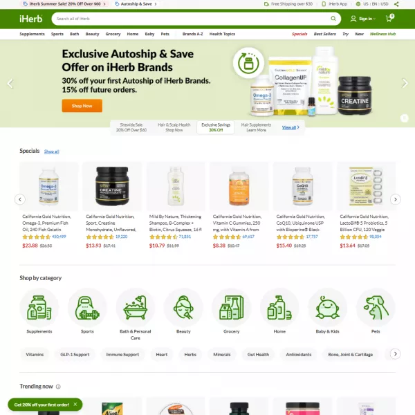 iHerb Scraper
