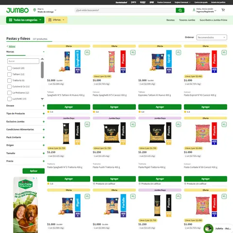 Jumbo Chile scraper data overview: What we extract