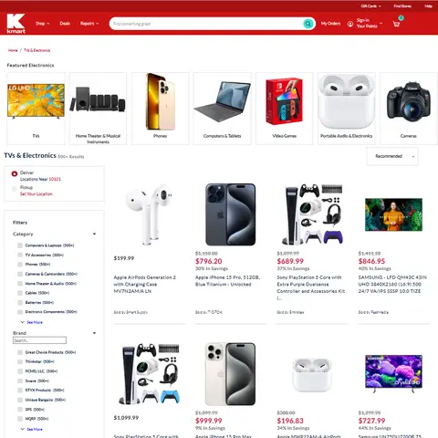 What We Extract from Kmart Scraper