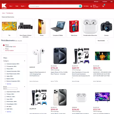 What We Extract from Kmart Scraper