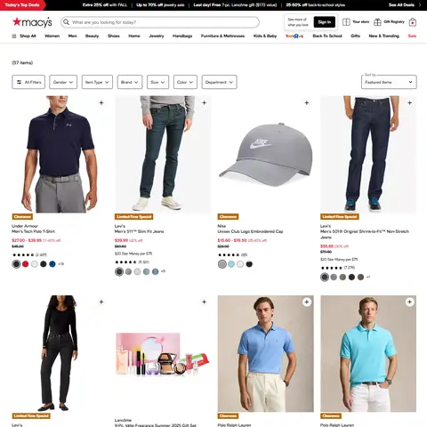 Key Product Data We Collect from Macy’s