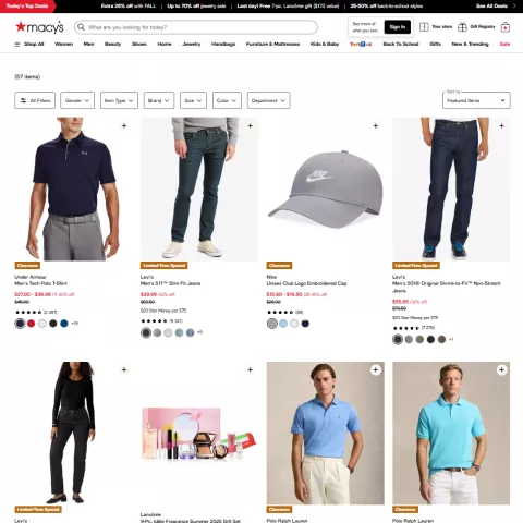 Key Product Data We Collect from Macy’s