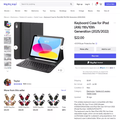 Additional Product Data from Our Mercari Extractor