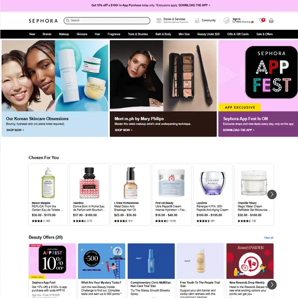 Sephora Scraper