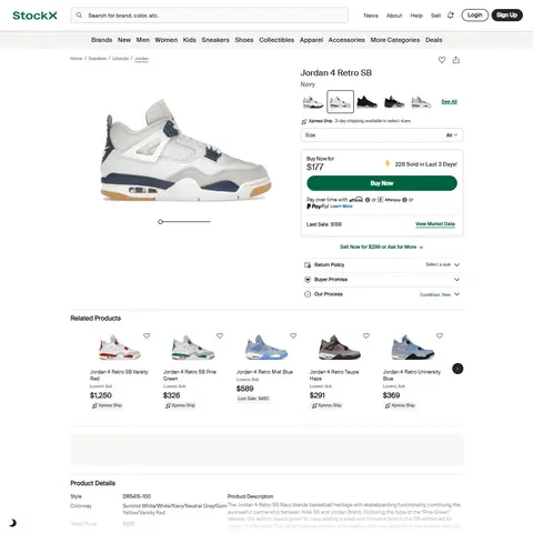 What the StockX Scraper Extracts