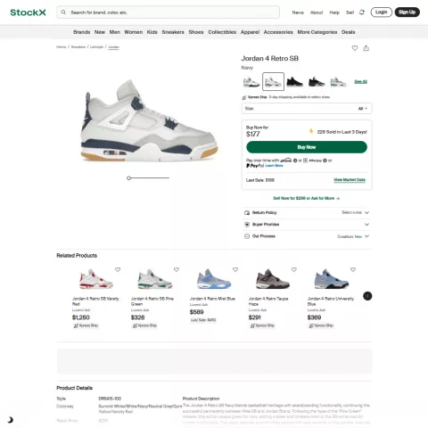 What the StockX Scraper Extracts