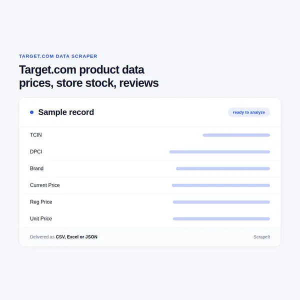 Target Scraper