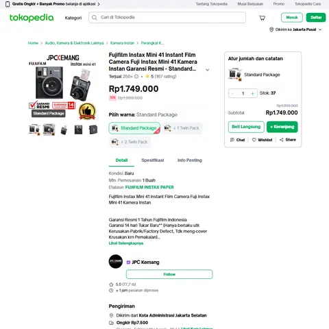 Tokopedia Seller Data and Extra Product Fields