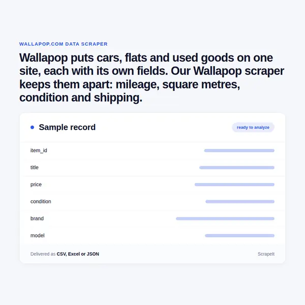 Wallapop Scraper