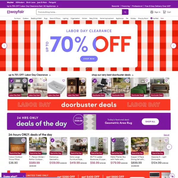 Wayfair Scraper