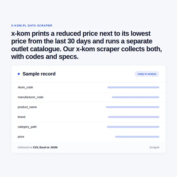 x-kom Scraper