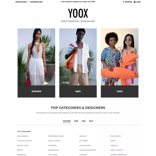 YOOX Scraper