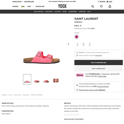 What We Extract Using the Yoox Scraper