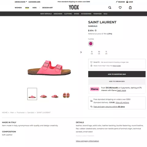 What We Extract Using the Yoox Scraper