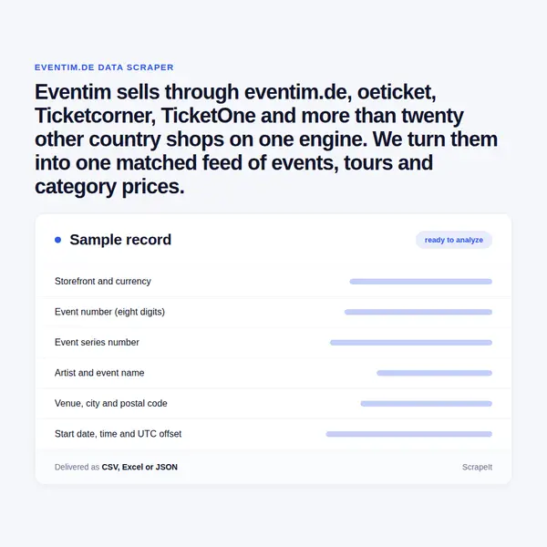 Eventim Scraper