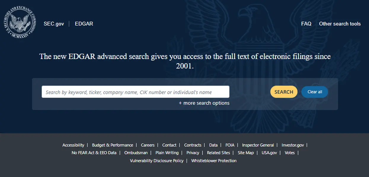 SEC EDGAR Scraper