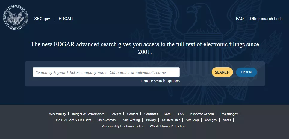 SEC EDGAR Scraper