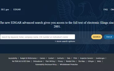 SEC EDGAR Data Scraping