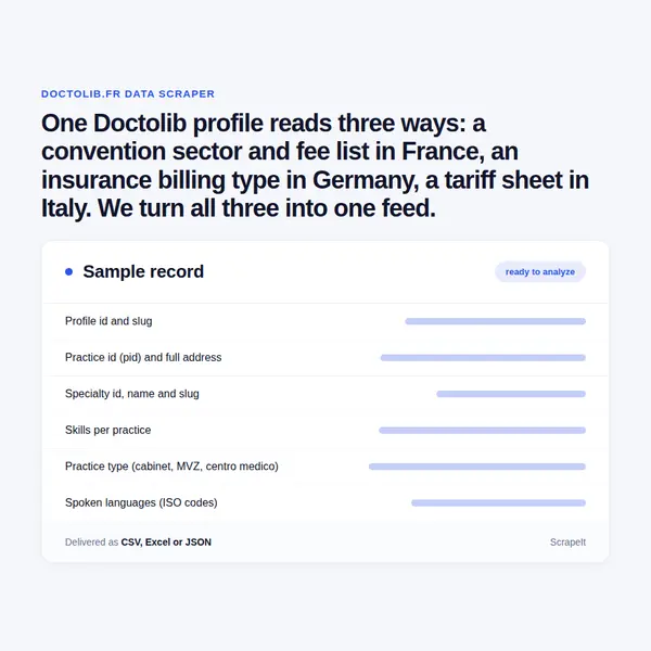 Doctolib Scraper