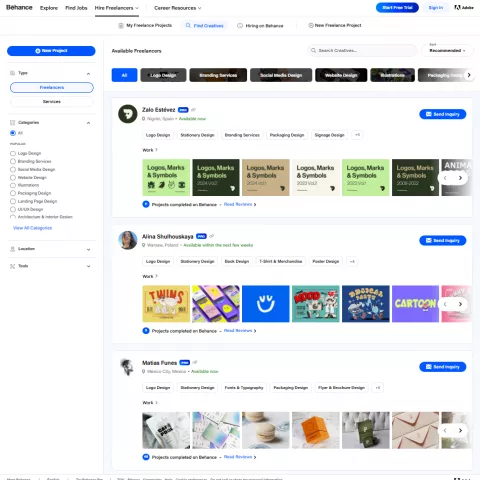 What We Collect on Behance.net