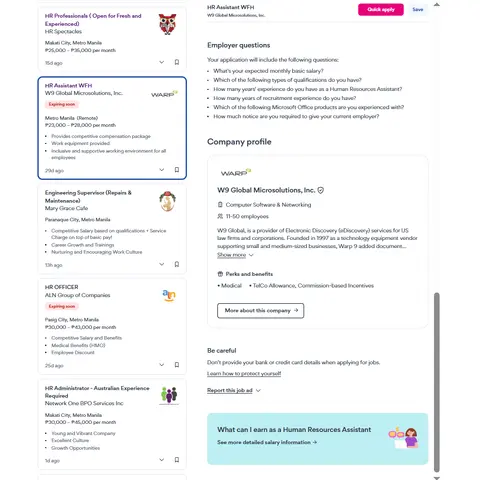Additional Data You Can Get from Jobstreet.com