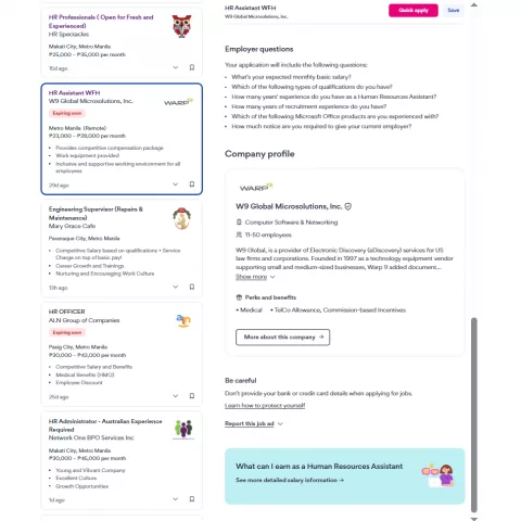 Additional Data You Can Get from Jobstreet.com