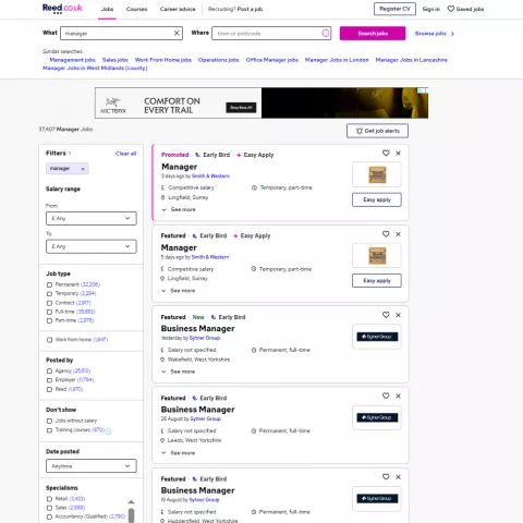 Reel Insights from Reed.co.uk — What We Extract