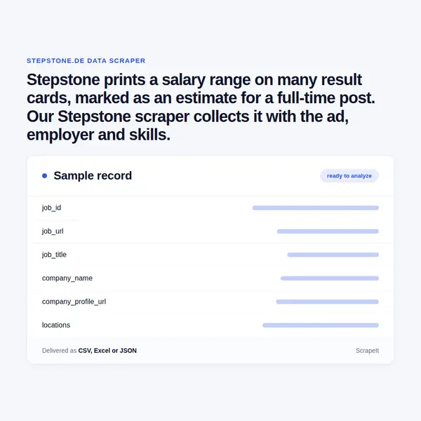 Stepstone Scraper